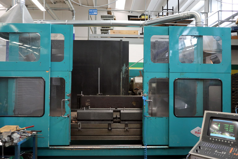 Fresatrice CNC OMV BPF3 con controllo Heidenhain